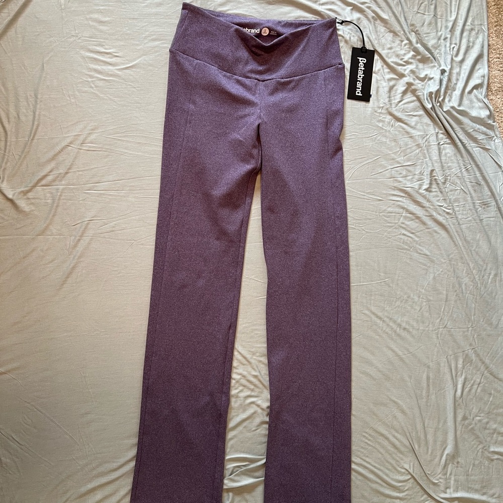 Betabrand Size S Long NWT Purple Leggings